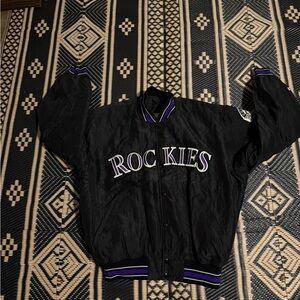 MLB Colorado Rockies vintage rare starter team jacket absolutely awesome size L